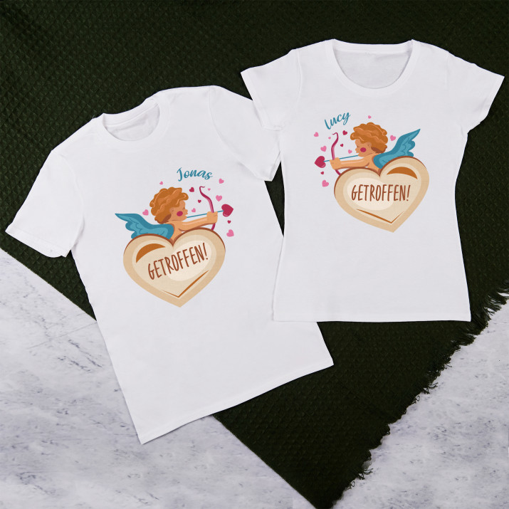 Getroffen - T-Shirts für Paare