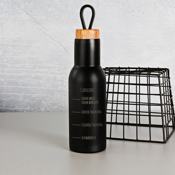 Harter Training - Thermosflasche aus Metall
