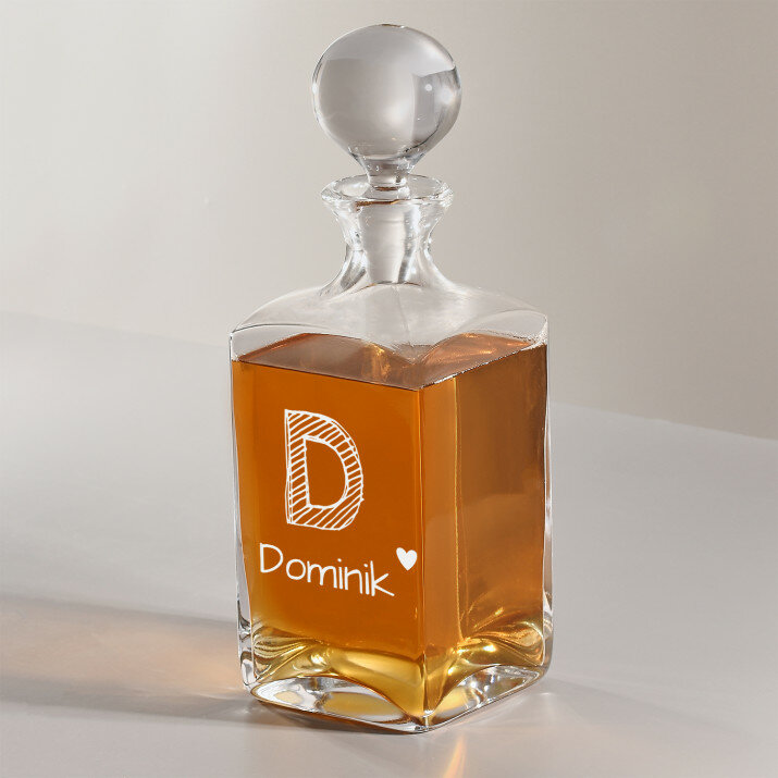 Dein Name - Whiskykaraffe mit Gravur