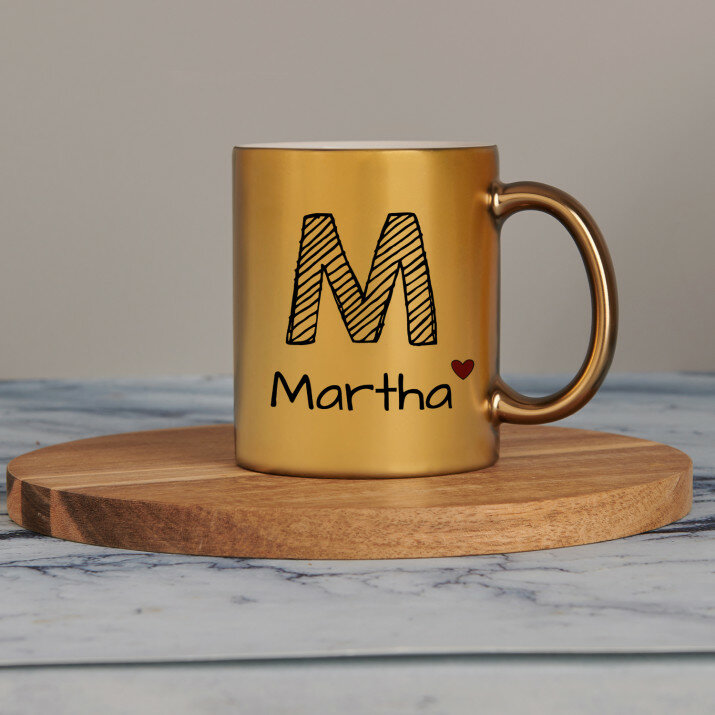 Ihr name - Goldbecher