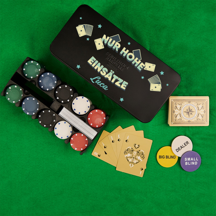 Nur hohe Einsätze - Pokerset