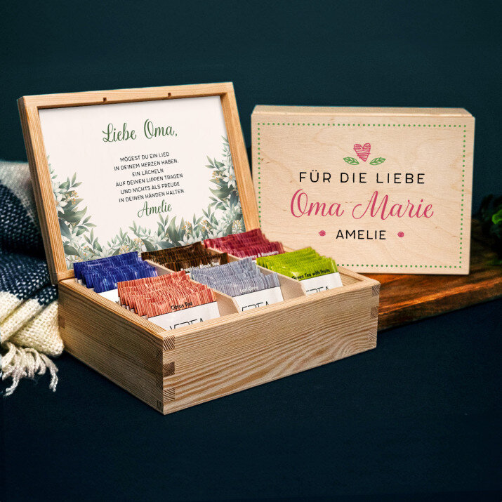 Für die liebe Oma - Teebox