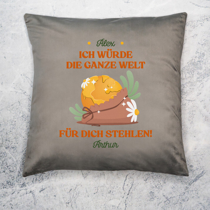 Ich würde die ganze Welt für dich stehlen - Kissen