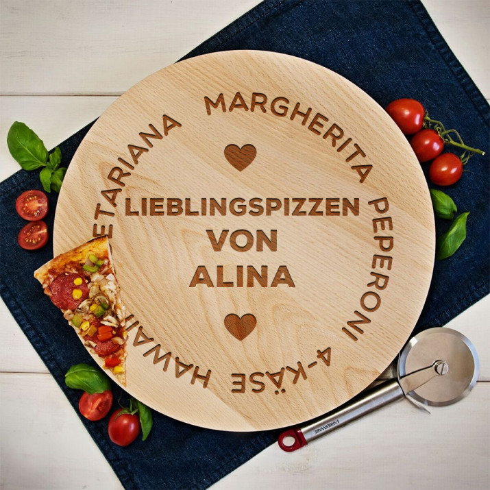 Lieblingspizzen - Drehbrett