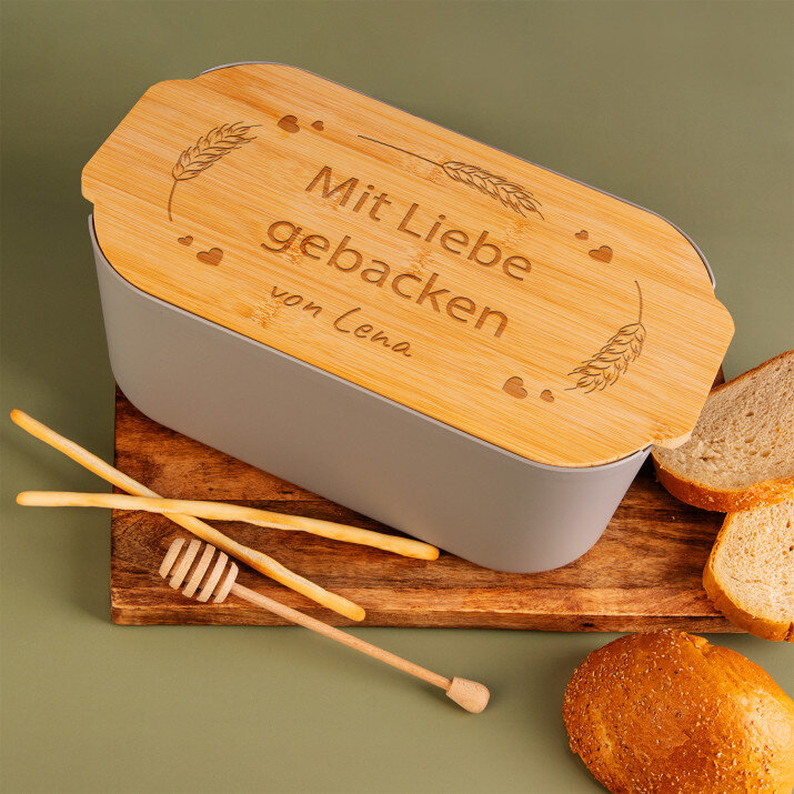 Mit liebe gebacken - Brotkasten