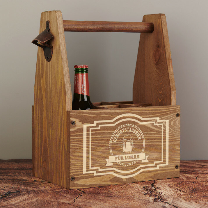 Geburtstagsbier - Flaschenträger