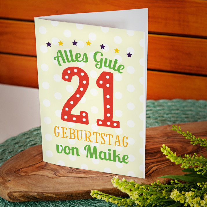 Geburtstag 2 - Glückwunschkarte