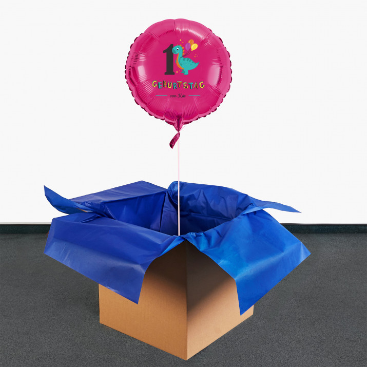 Geburtstag Dino - Heliumballon - Kreis