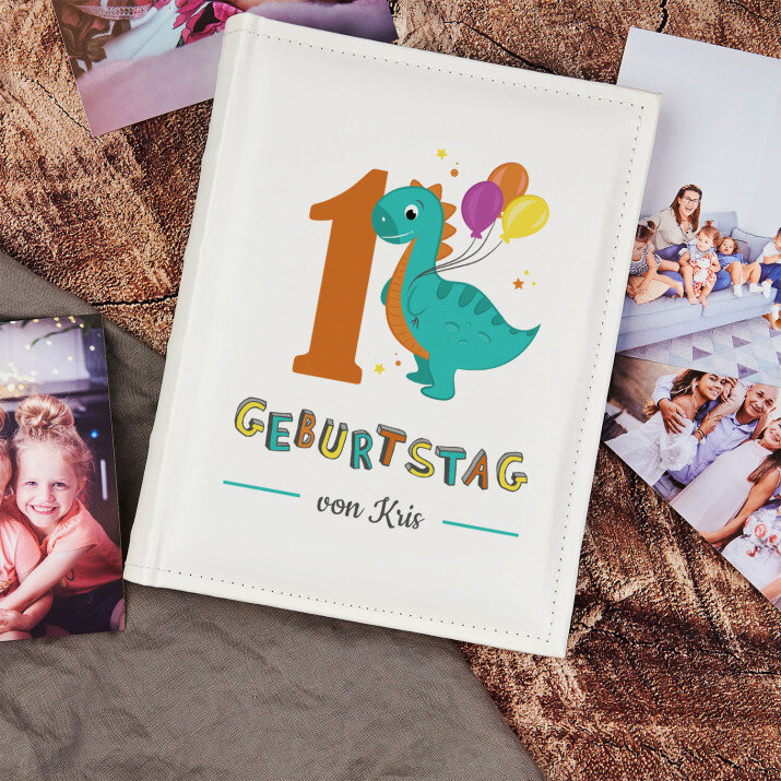 Geburtstag Dino - personalisiertes Fotoalbum