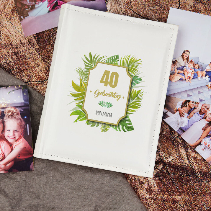 Geburtstag Farn - personalisiertes Fotoalbum