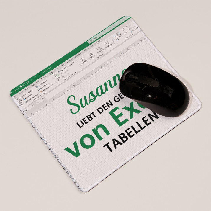 iebt den Geruch von Excel-Tabellen - Mauspad