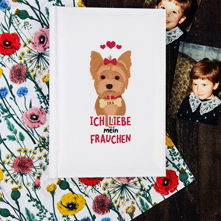 Ich liebe meinen Menschen - personalisiertes Fotoalbum