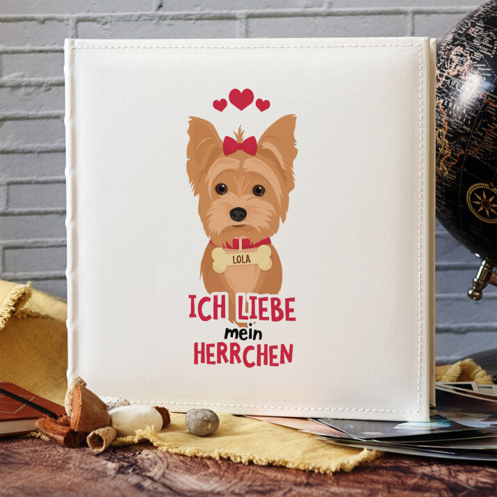Ich liebe meinen Menschen - personalisiertes Fotoalbum