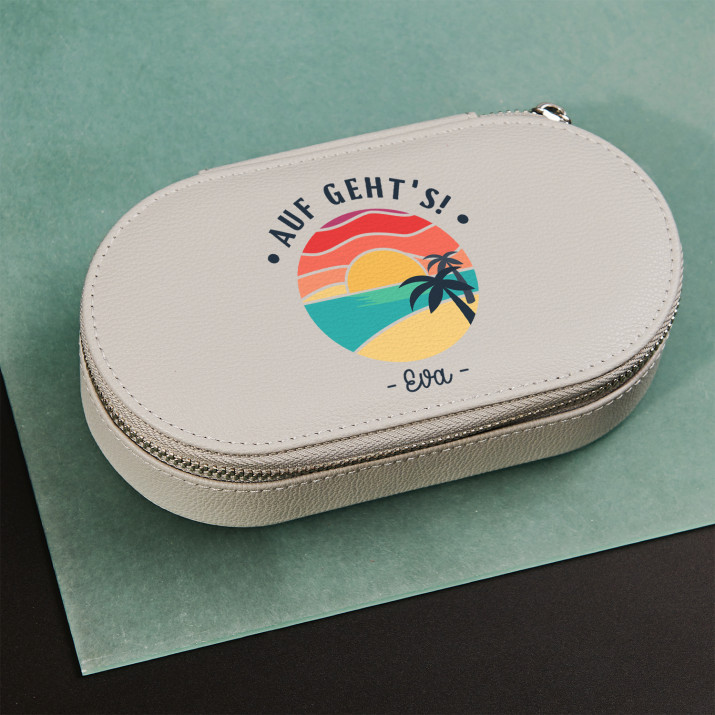 Auf geht`s - Schmuck-Reisekästchen Stackers Travel oval