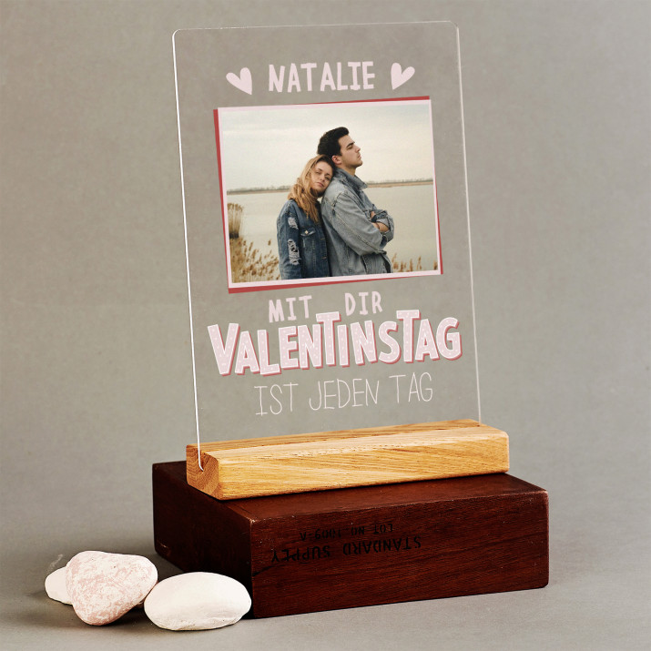 Valentinstag ist jeden Tag - Druck auf Acrylglas