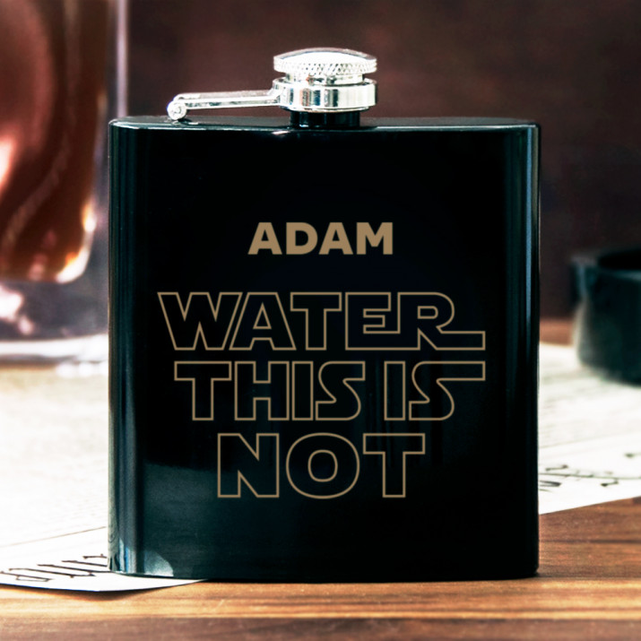 Water - Flachmann mit Gravur