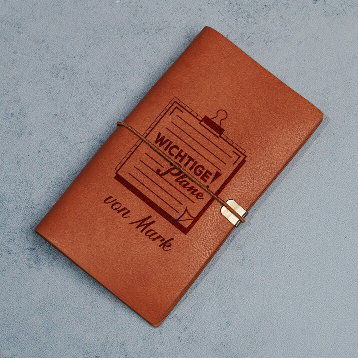 Wichtige pläne - Retro Notizbuch