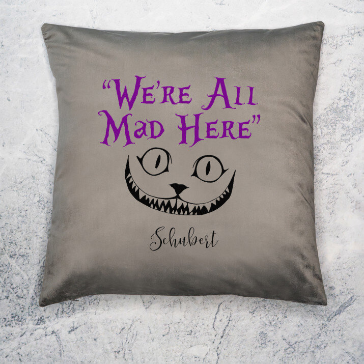 We`re all mad here - Kissen