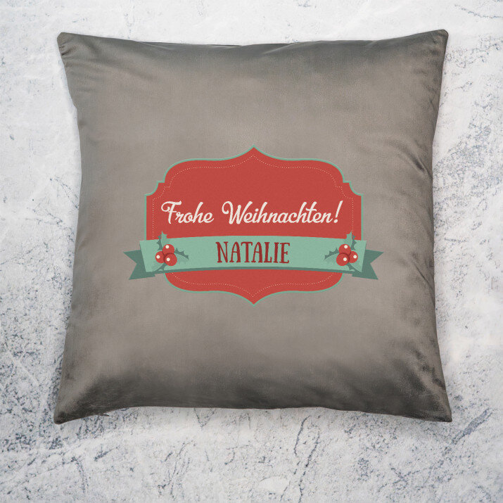 Frohe Weihnachten - Kissen
