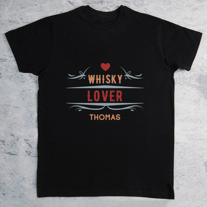 Whisky lover - Schwarzes T-Shirt für Herren