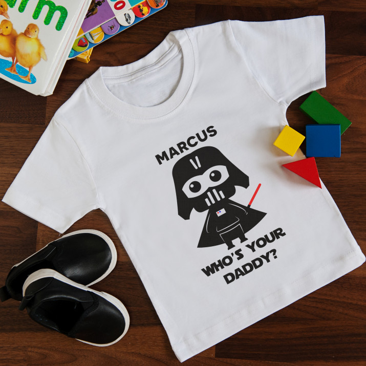 Who`s your Daddy - T-shirt mit Aufdruck für Kinder