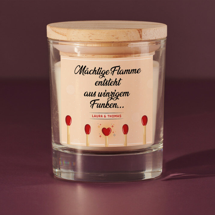 Mächtige Flamme - Duftkerze