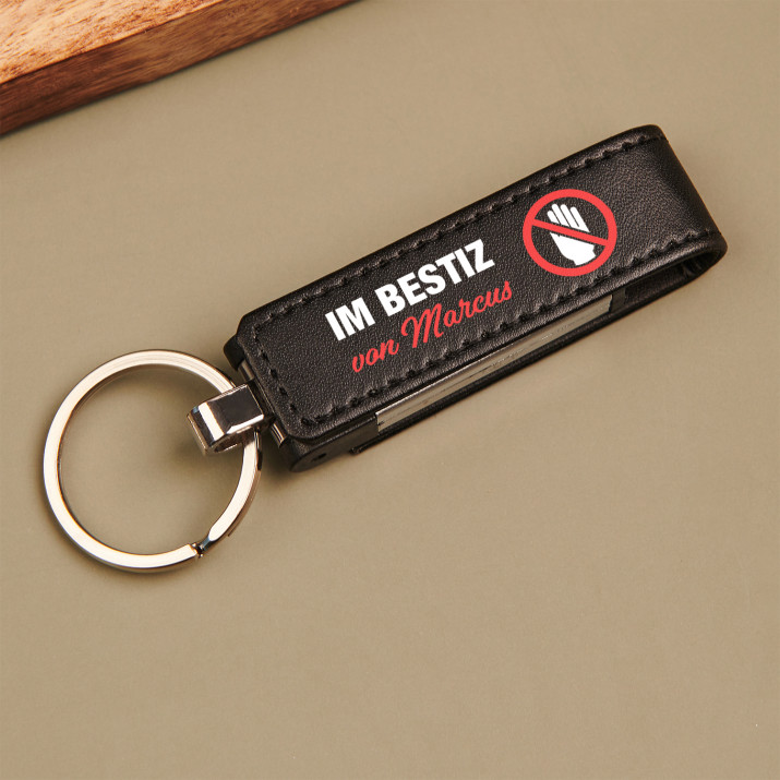 Im Besitz - USB-Stick im Lederetui