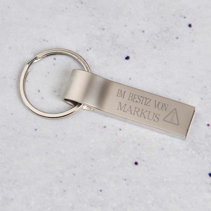 Im Besitz von - USB-Stick Schlüsselanhänger