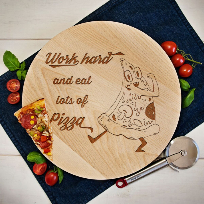 Work hard - Drehbrett