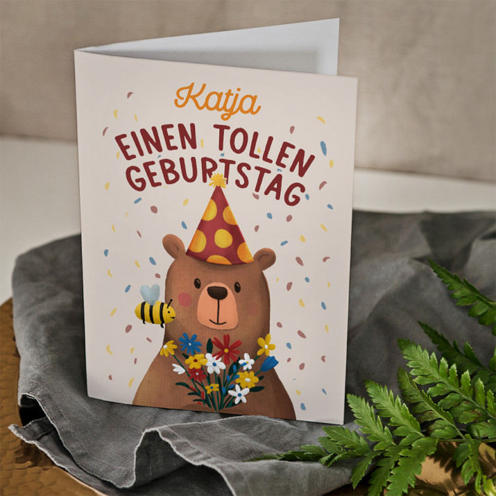 Einen tollen Geburtstag - Glückwunschkarte
