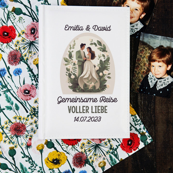Gemeinsame Reise voller Liebe - personalisiertes Fotoalbum