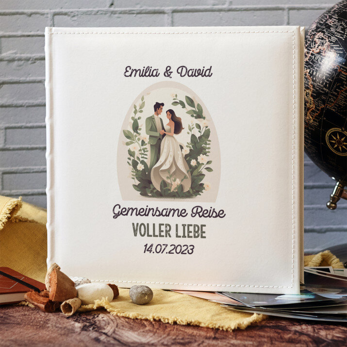 Gemeinsame Reise voller Liebe - personalisiertes Fotoalbum Gemeinsame Reise voller Liebe - personalisiertes Fotoalbum