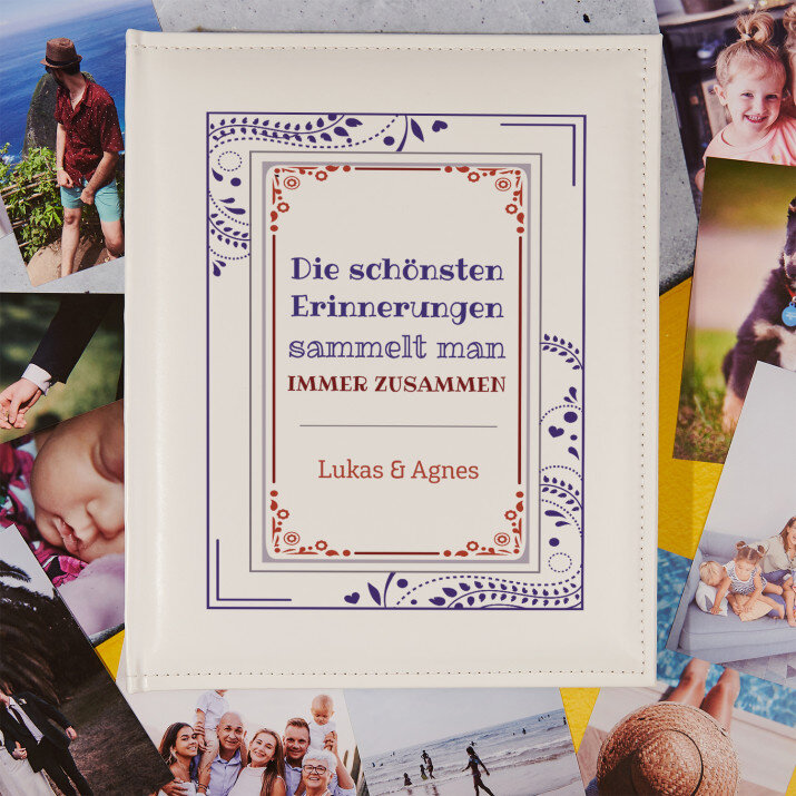 Gemeinsame Erinnerungen - personalisiertes Fotoalbum