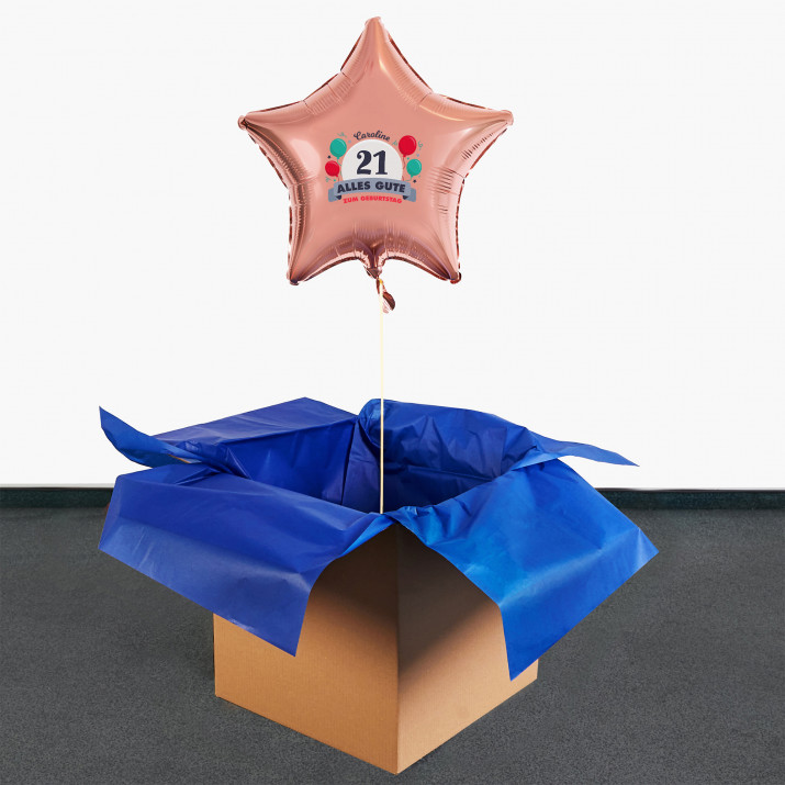 Alles Gute - Heliumballon - Stern