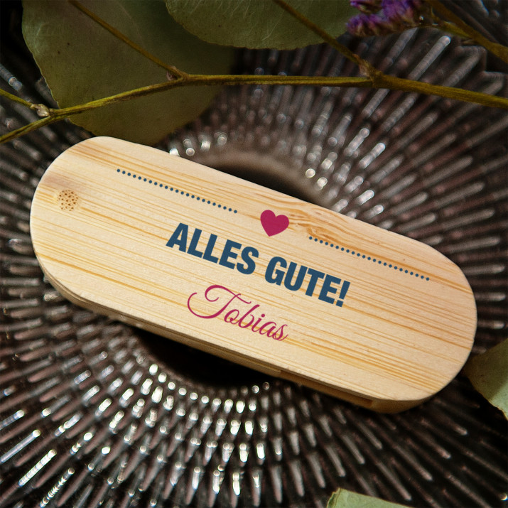 Alles Gute - USB-Stick mit Aufdruck