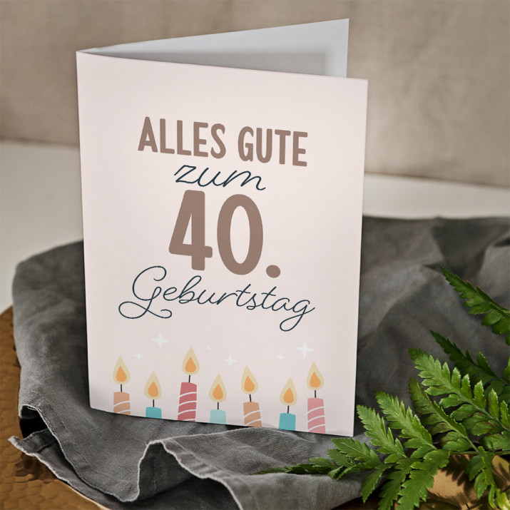 Alles Gute zum Geburtstag - Glückwunschkarte