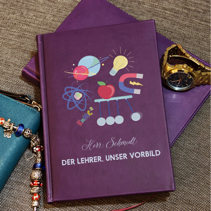 Der Lehrer, unser Vorbild - Notizbuch A5 mit Aufdruck