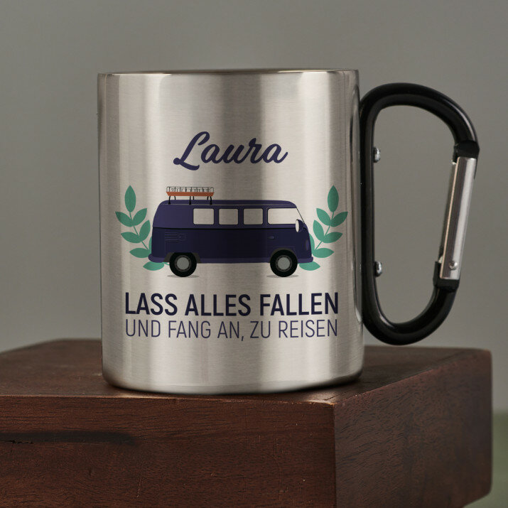 Fang an, zu reisen - Karabinerbecher