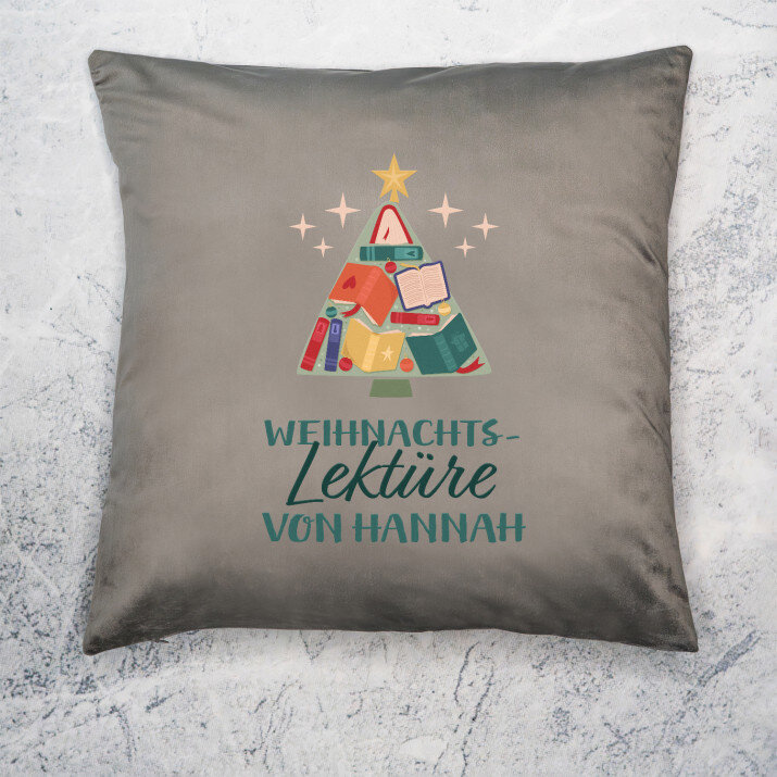 Weihnachtslektüre - Kissen