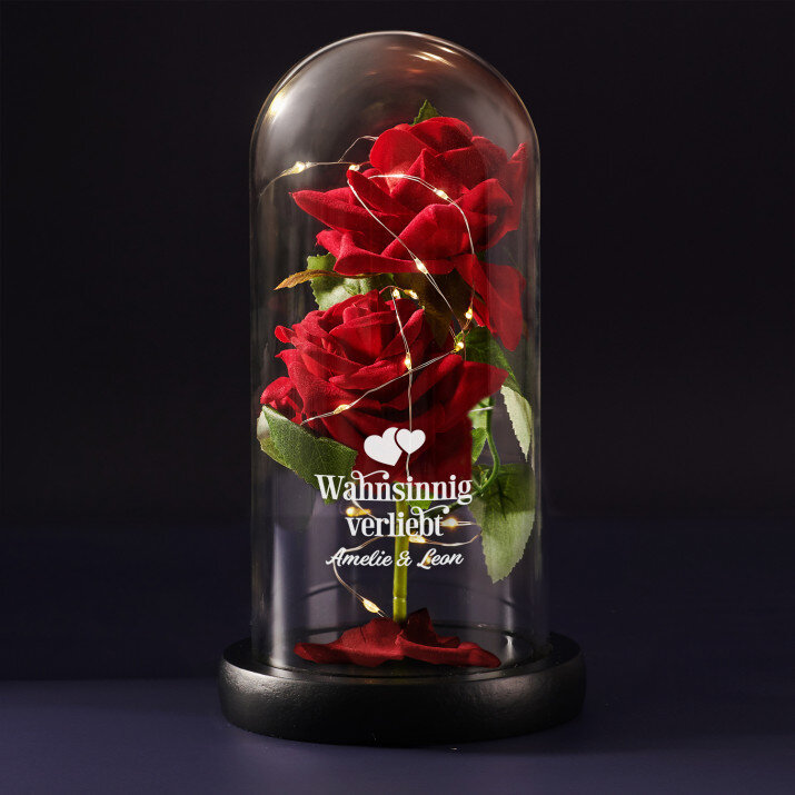Wahnsinnig verliebt - Ewige Rose Im Glas