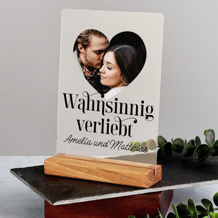 Wahnsinnig verliebt - Druck auf Acrylglas