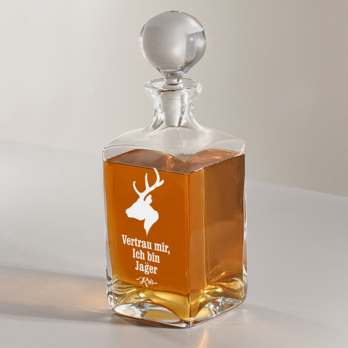 Vertrau mir - Whiskykaraffe mit Gravur