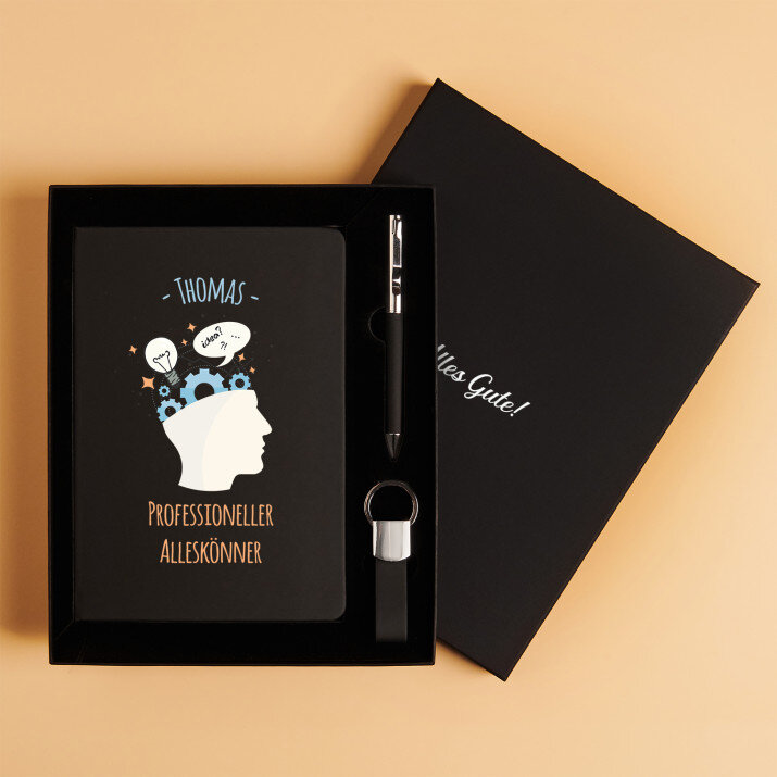 Professioneller Alleskönner - Set mit Notizbuch Professioneller Alleskönner - Set mit Notizbuch