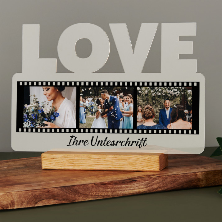 Foto Fotorolle - Aufdruck auf Acrylglas LOVE