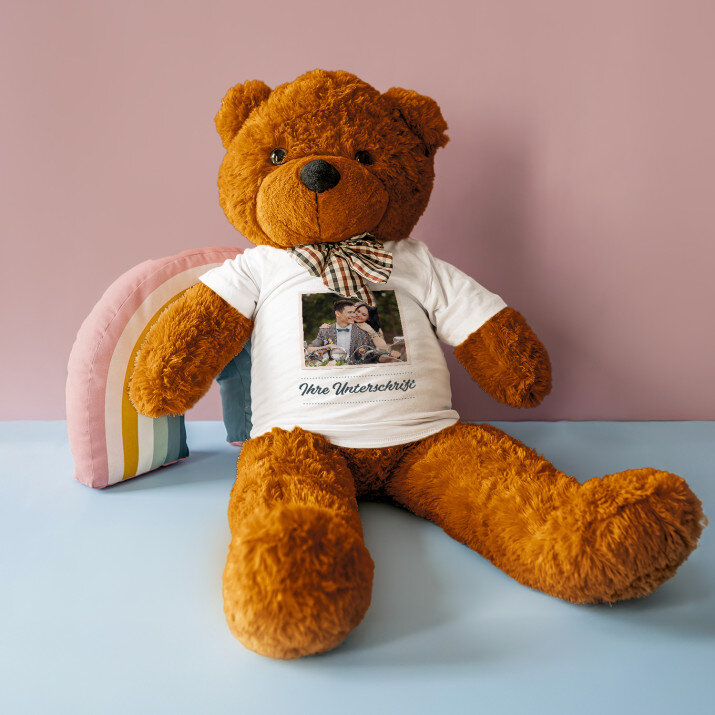 Foto und unterschrift - eddybär 90 cm