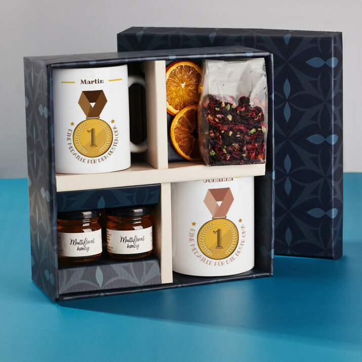 Geschenkset mit Tassen für Paare Für Großeltern 2