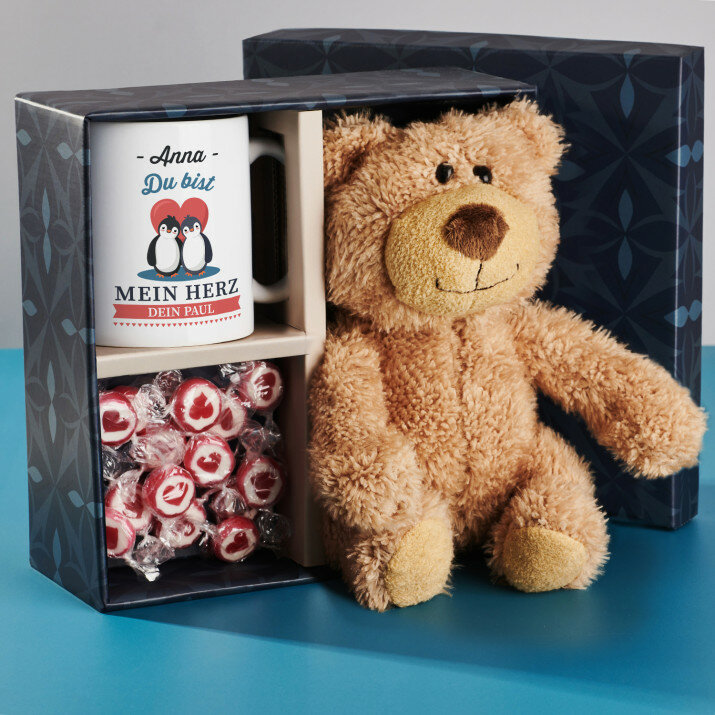 Geschenkset mit Tasse und Teddybär Für Freundin