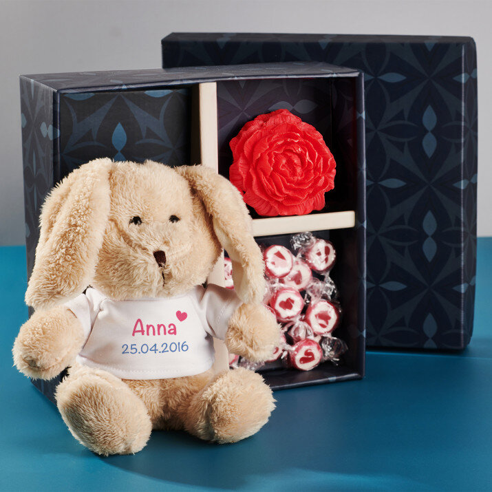 Geschenkset mit Kuscheltier Für Freundin