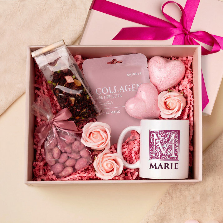 Tasse und Rosen Spa Set Für die Frau