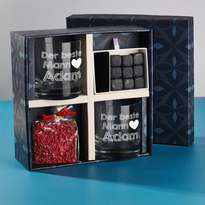 Geschenkset mit Whiskygläsern Für Ehemann 2